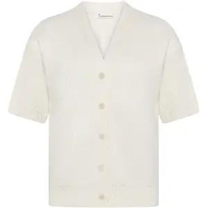 Women's short sleeve cardigan KnowledgeCotton Apparel