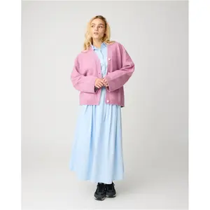 Cardigan aus Boucle-Wolle Damen KnowledgeCotton Apparel image-4