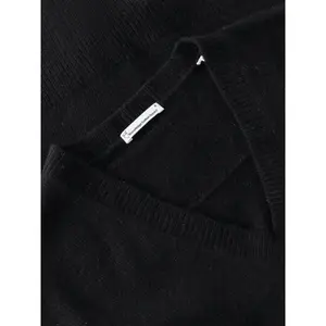 Women's short sleeve cardigan KnowledgeCotton Apparel Lambswool image-1