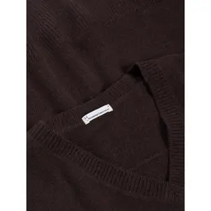 Women's short sleeve cardigan KnowledgeCotton Apparel Lambswool image-1