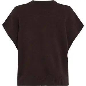 Women's short sleeve cardigan KnowledgeCotton Apparel Lambswool image-2