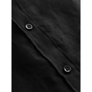 Chemisier aster met revers lin vrouw KnowledgeCotton Apparel image-4