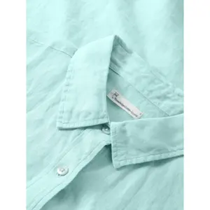 Chemisier aster met revers lin vrouw KnowledgeCotton Apparel image-2