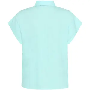 Chemisier aster met revers lin vrouw KnowledgeCotton Apparel image-1