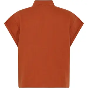 Aster Linen Reversible Blouse Women KnowledgeCotton Apparel image-1