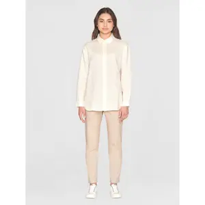 Γυναικεία πουκάμισα με μακριά μανίκια KnowledgeCotton Apparel Loose Linen image-3