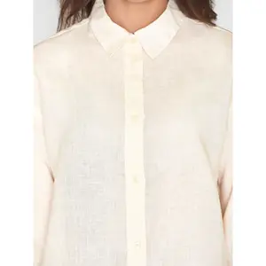 Γυναικεία πουκάμισα με μακριά μανίκια KnowledgeCotton Apparel Loose Linen image-4