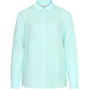 Women's long sleeve shirt KnowledgeCotton Apparel Loose Linen image-0