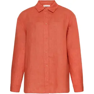 Γυναικεία πουκάμισα με μακριά μανίκια KnowledgeCotton Apparel Loose Linen image-0