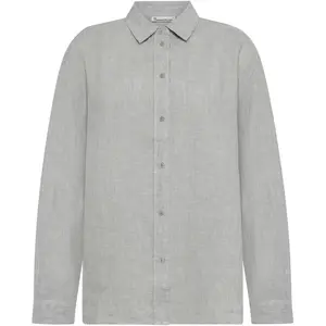 Women's long sleeve shirt KnowledgeCotton Apparel Loose Linen image-0