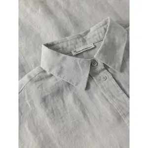 Women's long sleeve shirt KnowledgeCotton Apparel Loose Linen image-2