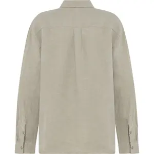 Women's long sleeve shirt KnowledgeCotton Apparel Loose Linen image-1