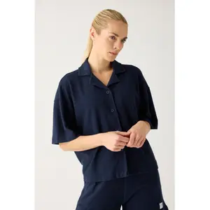 Women’s Boucle Shirt KnowledgeCotton Apparel image-2