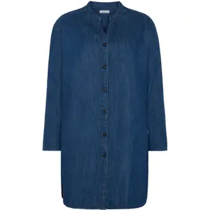 Women's denim blouse KnowledgeCotton Apparel image-0