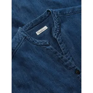 Women's denim blouse KnowledgeCotton Apparel image-3