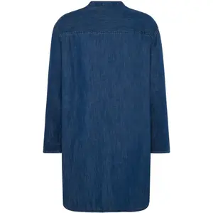 Women's denim blouse KnowledgeCotton Apparel image-2