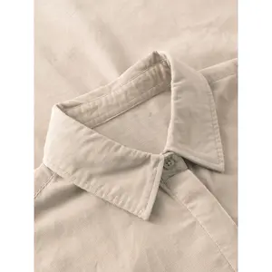 Women's Long Sleeve Velvet Shirt KnowledgeCotton Apparel image-2