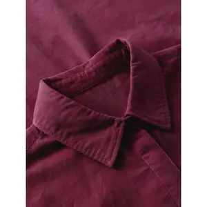 Women's Long Sleeve Velvet Shirt KnowledgeCotton Apparel image-2