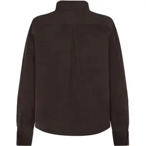 Women's Long Sleeve Velvet Shirt KnowledgeCotton Apparel image-3