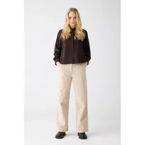 Women's Long Sleeve Velvet Shirt KnowledgeCotton Apparel image-2