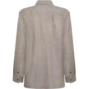 Women's Long Sleeve Flannel Shirt KnowledgeCotton Apparel Organic GOTS image-3
