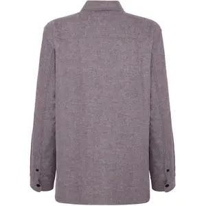 Women's Long Sleeve Flannel Shirt KnowledgeCotton Apparel Organic GOTS image-1
