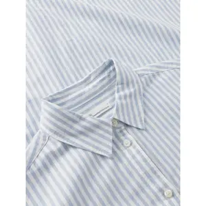 Women's long sleeve shirt KnowledgeCotton Apparel Oxford Organic GOTS image-4