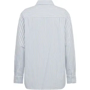 Women's long sleeve shirt KnowledgeCotton Apparel Oxford Organic GOTS image-2