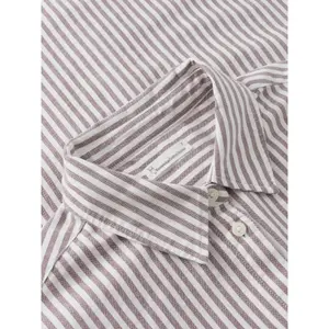 Women's long sleeve shirt KnowledgeCotton Apparel Oxford Organic GOTS image-2