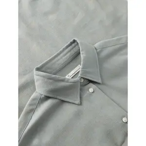 Women's Long Sleeve Flannel Shirt KnowledgeCotton Apparel Organic GOTS image-2