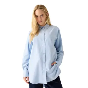Women's long sleeve blouse KnowledgeCotton Apparel image-1