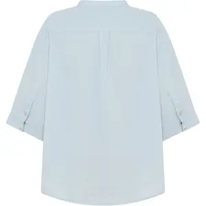 Chemisier femme KnowledgeCotton Apparel Organic Linen GOTS/Vegan image-1
