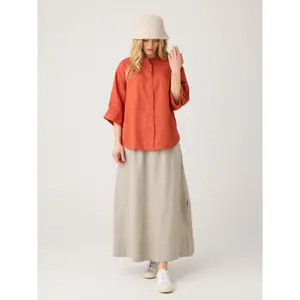 Women's blouse KnowledgeCotton Apparel Organic Linen GOTS/Vegan image-3
