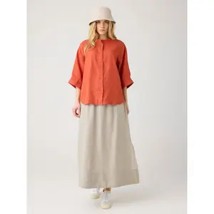Women's blouse KnowledgeCotton Apparel Organic Linen GOTS/Vegan image-2