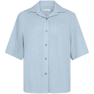 Woman's shirt KnowledgeCotton Apparel Loose Linen-mix image-0