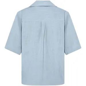 Woman's shirt KnowledgeCotton Apparel Loose Linen-mix image-1