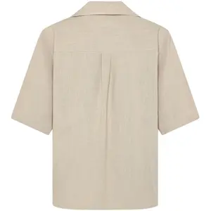 Woman's shirt KnowledgeCotton Apparel Loose Linen-mix image-1