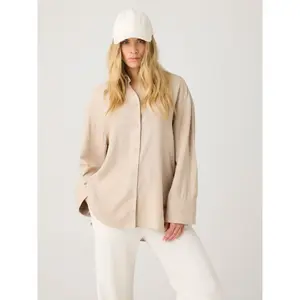 Chemisier décontractée lin femme KnowledgeCotton Apparel image-1