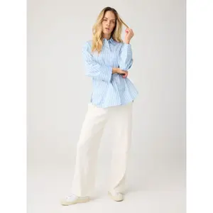 Women's long sleeve shirt KnowledgeCotton Apparel Stripe image-2