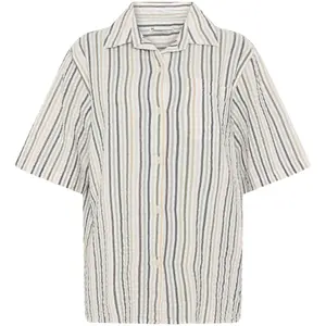 Chemise femme KnowledgeCotton Apparel Loose Seersucker