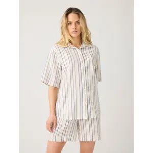 Chemise femme KnowledgeCotton Apparel Loose Seersucker image-2