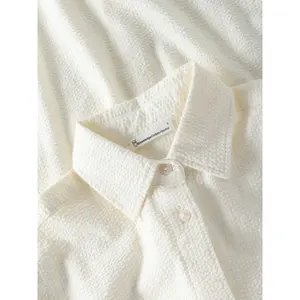 Γυναικεία πουκαμίσα KnowledgeCotton Apparel Loose Seersucker image-3