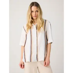 Chemise femme KnowledgeCotton Apparel Loose Linen image-1