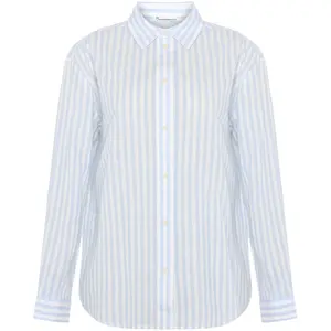 Woman's shirt KnowledgeCotton Apparel Loose Stripe image-0