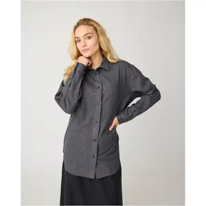 Women's flannel shirt KnowledgeCotton Apparel Vega image-2