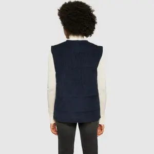 Veste sans manche femme KnowledgeCotton Apparel Irregular corduroy image-2