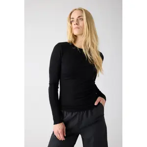 Women's Merino Long Sleeve T-shirt KnowledgeCotton Apparel image-2
