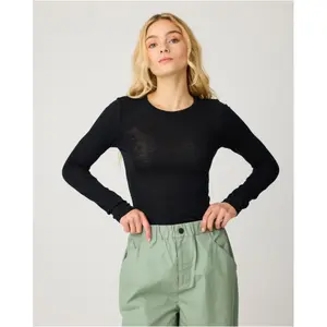 Women's Merino Long Sleeve T-shirt KnowledgeCotton Apparel image-4