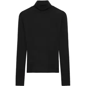 Merino Roll Neck Sweater Women's KnowledgeCotton Apparel image-0