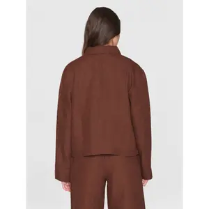 Classic Linen Shirt for Women KnowledgeCotton Apparel Gots Vegan image-3